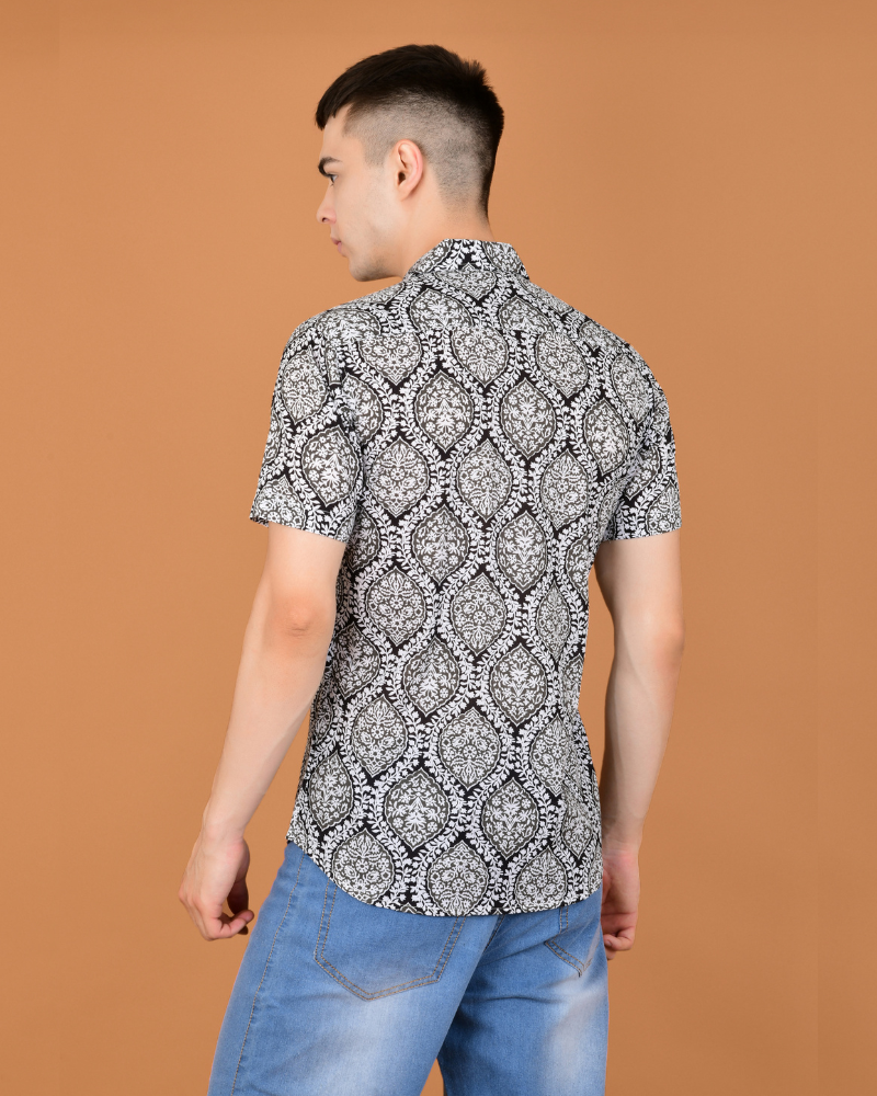 Urban flora cotton shirt