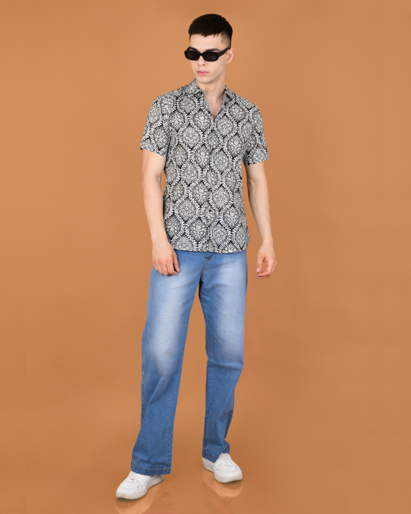 Urban flora cotton shirt